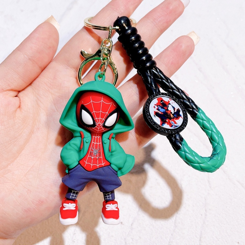 Men Accessories Bag - Cartoon Spider-Man Silikon-Schlüsselanhänger Marvel Superhelden-Taschenanhänger Geschenk,