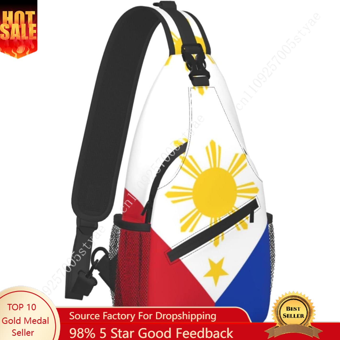Men'S Accessories Philippines - Sling-Rucksack mit philippinischer Flagge, für Herren