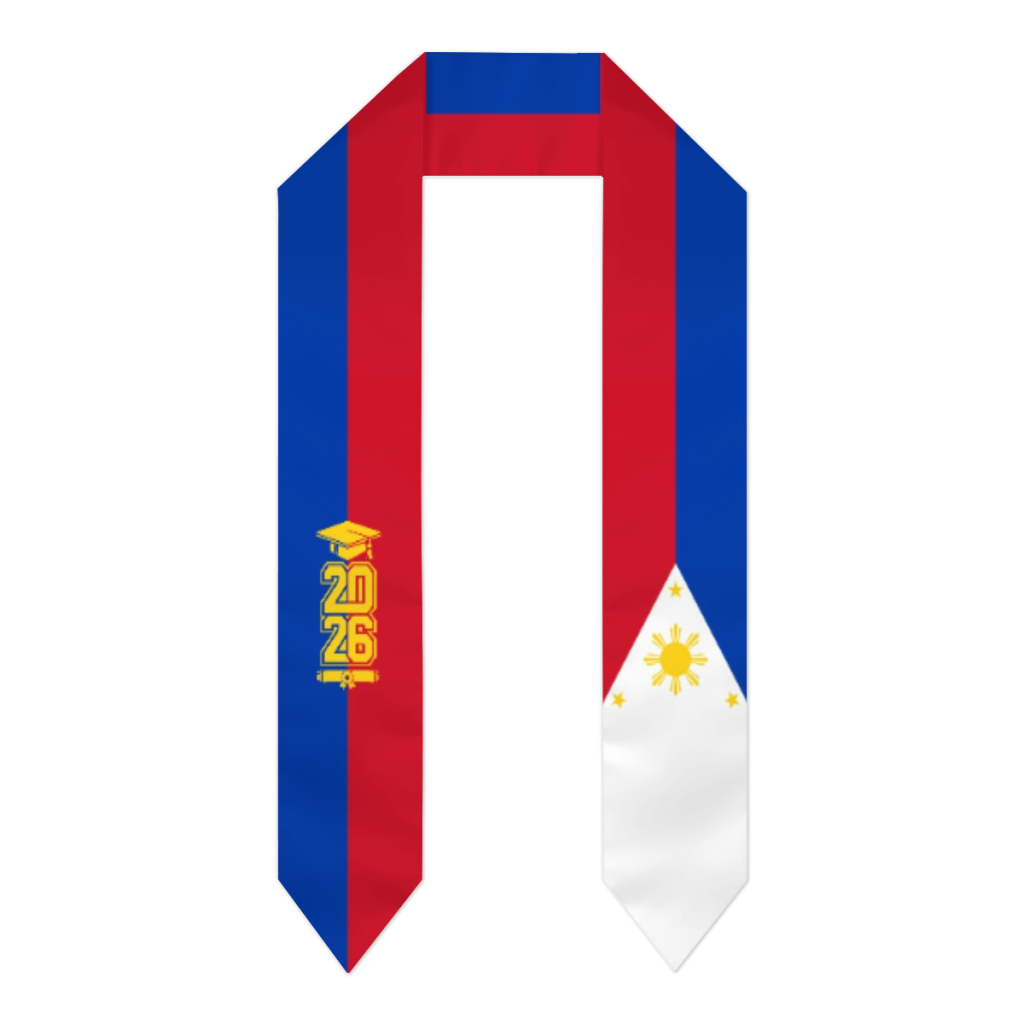 Men'S Accessories Philippines - Abschluss-Schärpe mit Philippinischer Flagge für die