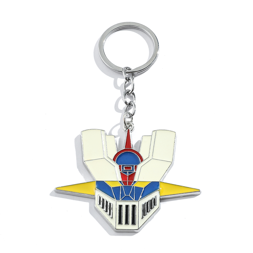 Men Accessories Pendant - Anime Cartoon Krieger Roboter Logo Schlüsselanhänger