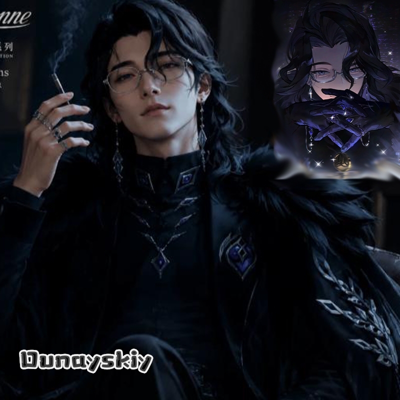 Men Accessories For Suit - Genshin Impact Pantalone Regrator Cosplay Kostüm