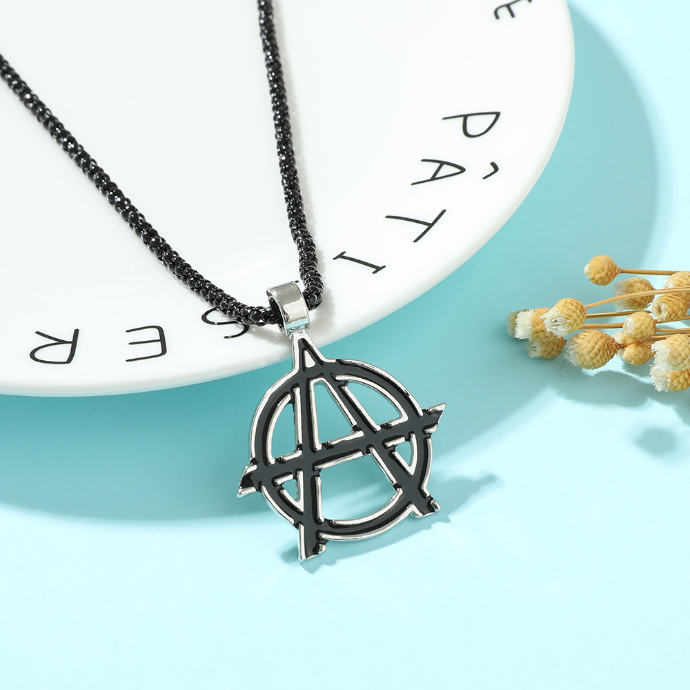 Men Accessories Pendant - Film-Avengers-Symbol Buchstabe A Logo Halskette Vintage