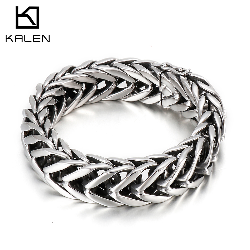 Men Accessories Bd - Kalen 17mm Persönlichkeit Herren Armband Punk