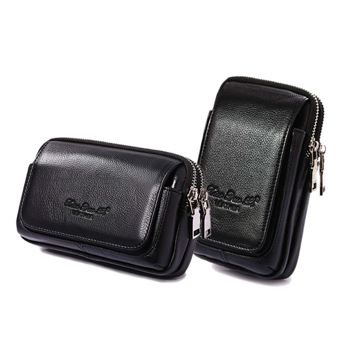 Men Accessories Bag - Männer Echtes Leder Taille Fanny Pack