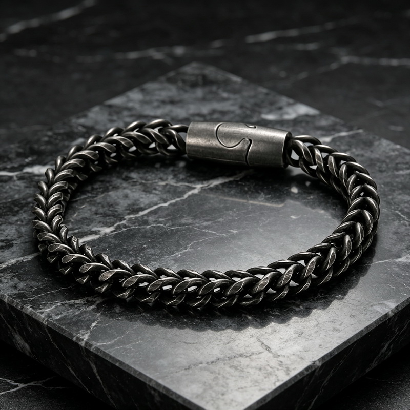 Men Accessories Bd - Neues Edelstahl-Armband für Männer: Dominant, trendig,