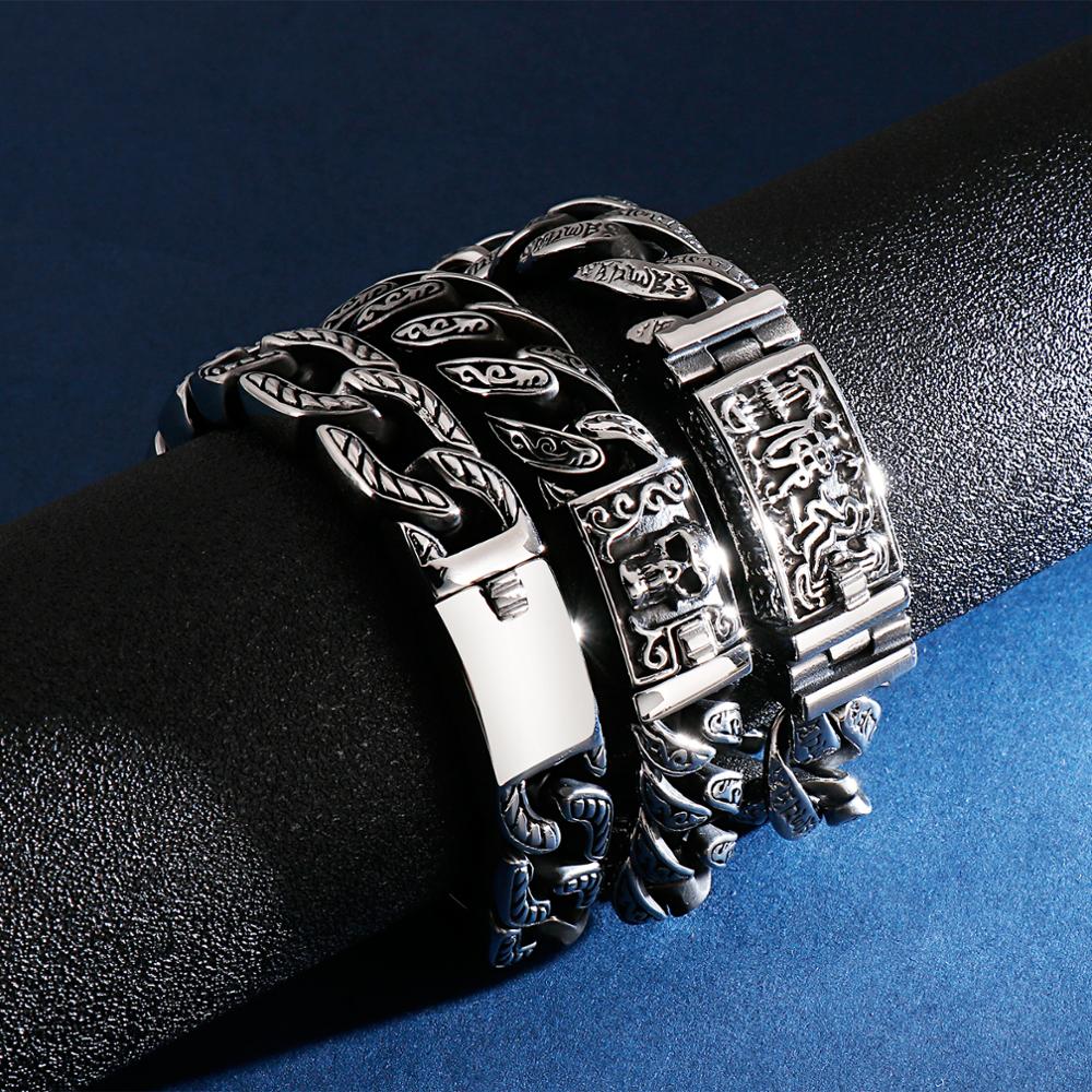 Kalen Punk Kette Schädel Armre – Men Accessories Bd Bewertung und Preis