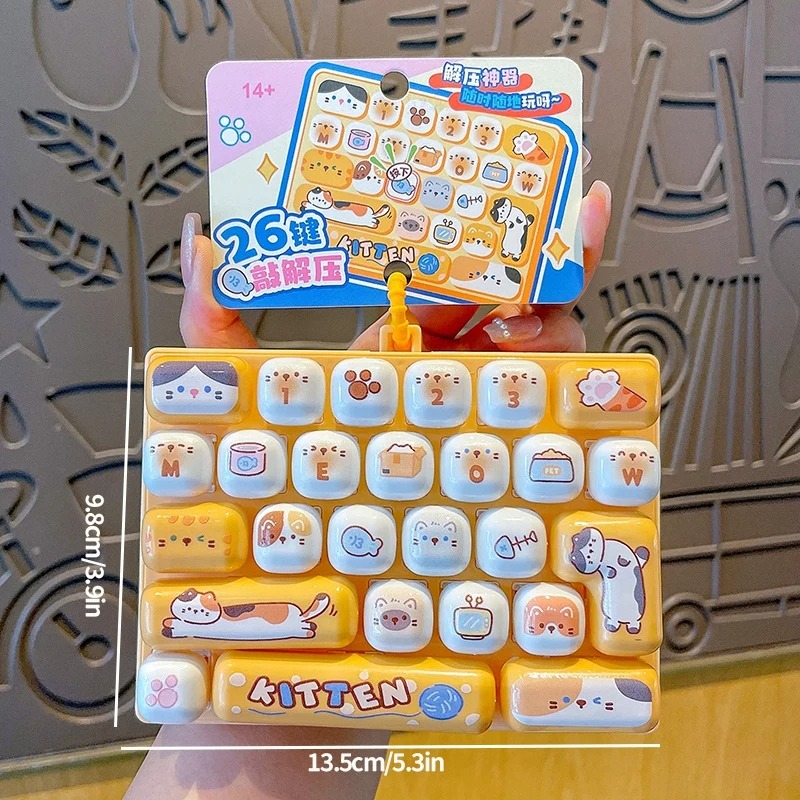 26-Tasten Anti-Stress-Tastatur – Men Keychain Accessories Bewertung und Preis