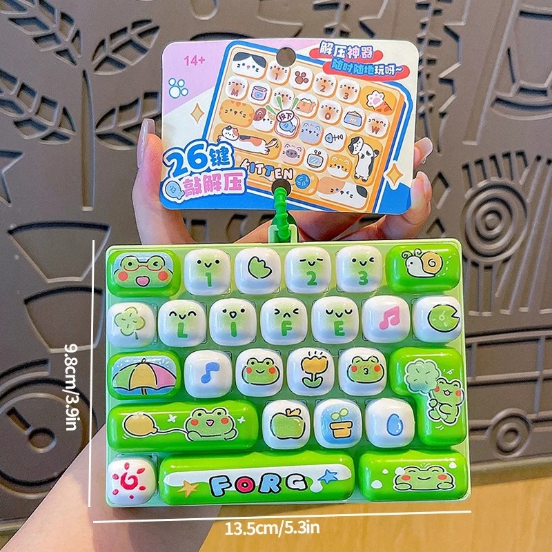26-Tasten Anti-Stress-Tastatur – Men Keychain Accessories Bewertung und Preis