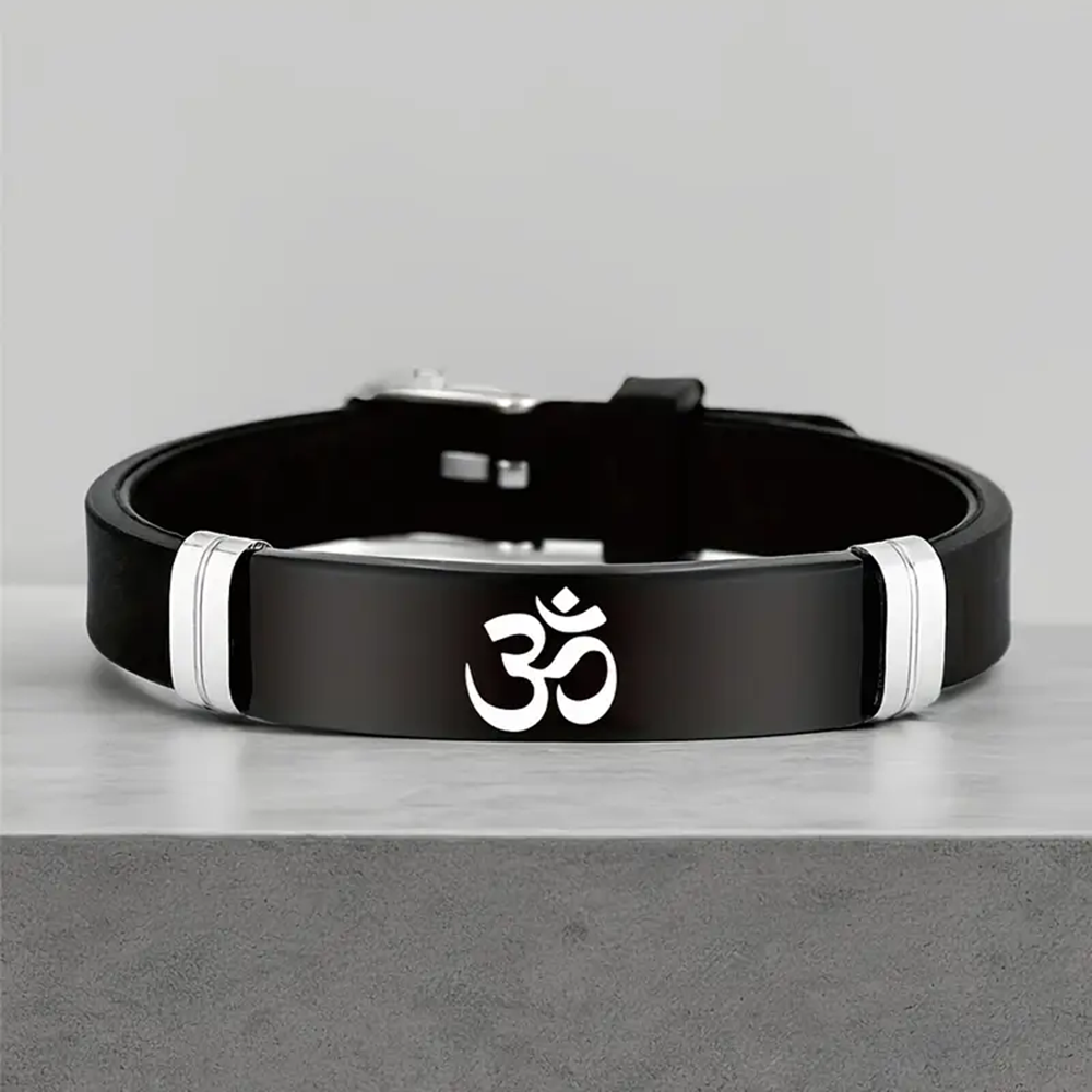Indische Sanskrit OM-Armbänder – Men Accessories India Bewertung und Preis