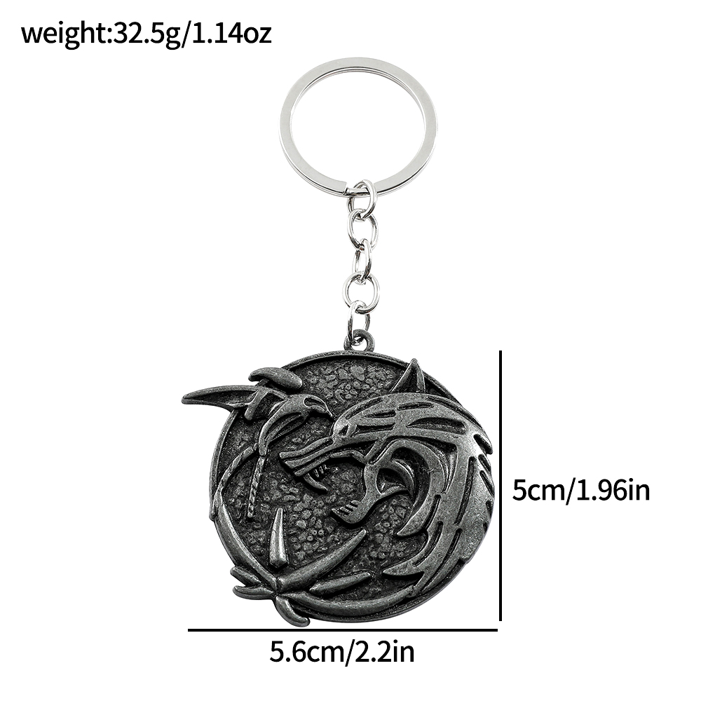 Vintage Wolfskopf-Schlüsselanh – Men Accessories Pendant Bewertung und Preis