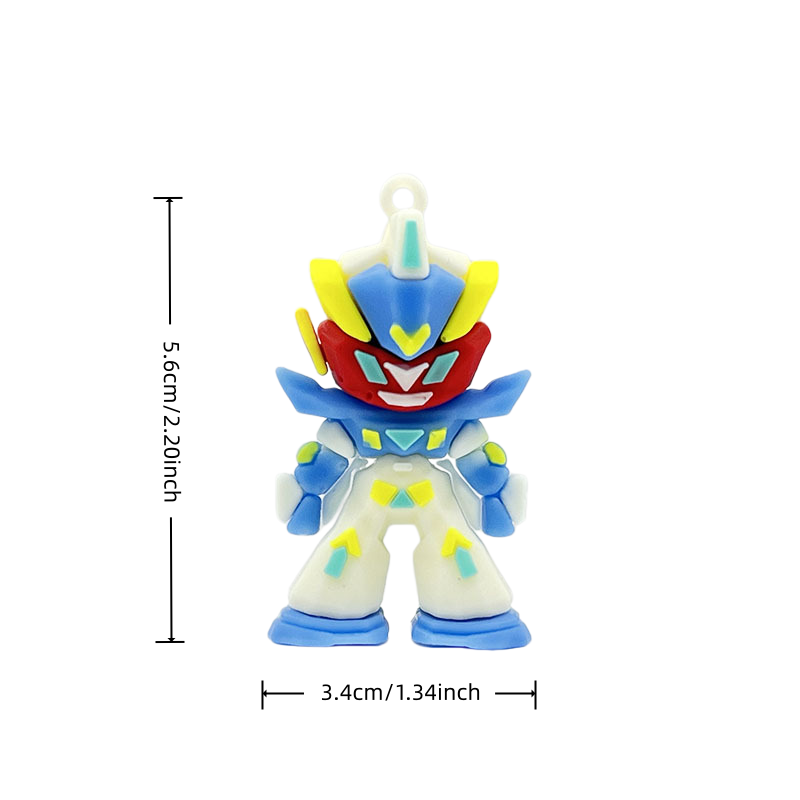 Gundam Silikon-Schlüsselanhäng – Men Accessories Bag Bewertung und Preis