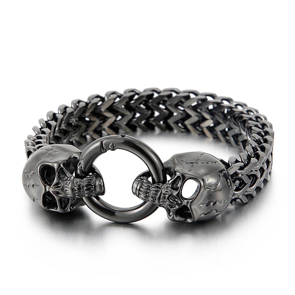 Kalen Punk Edelstahl Schädel C – Men Accessories Bd Bewertung und Preis