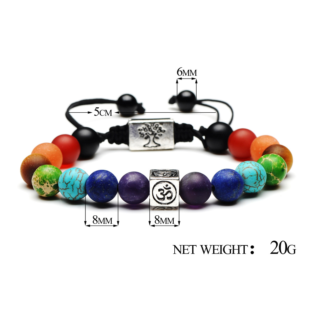7-Chakra-Armbänder, Armreifen  – Men Accessories India Bewertung und Preis