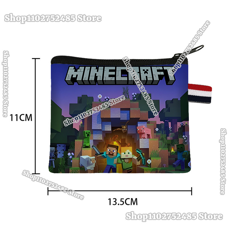Pixels Block Coin Purse Miner  – Men Accessories Bag Bewertung und Preis