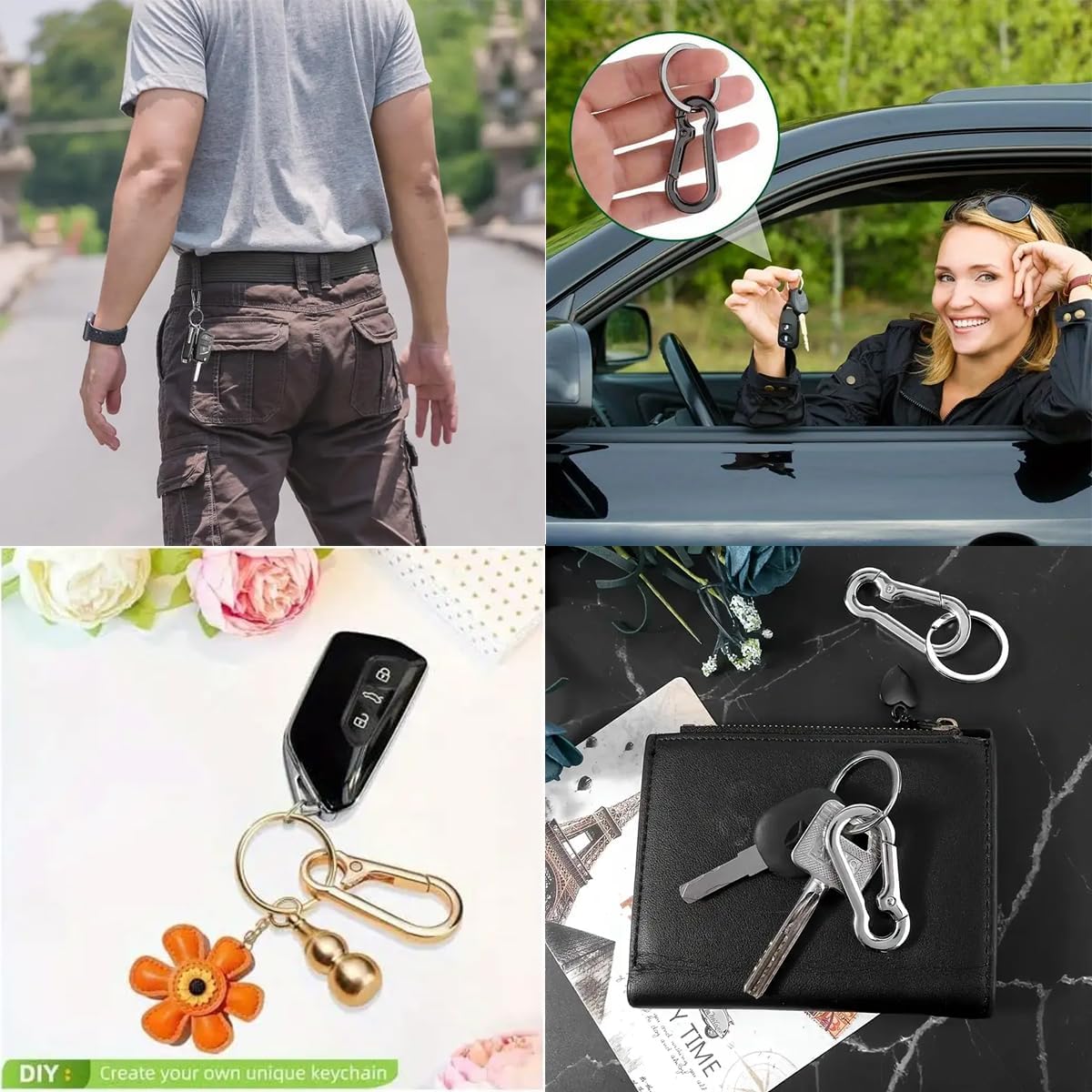 6/12/20 Stück Schlüsselanhänge – Men Accessories Bag Bewertung und Preis