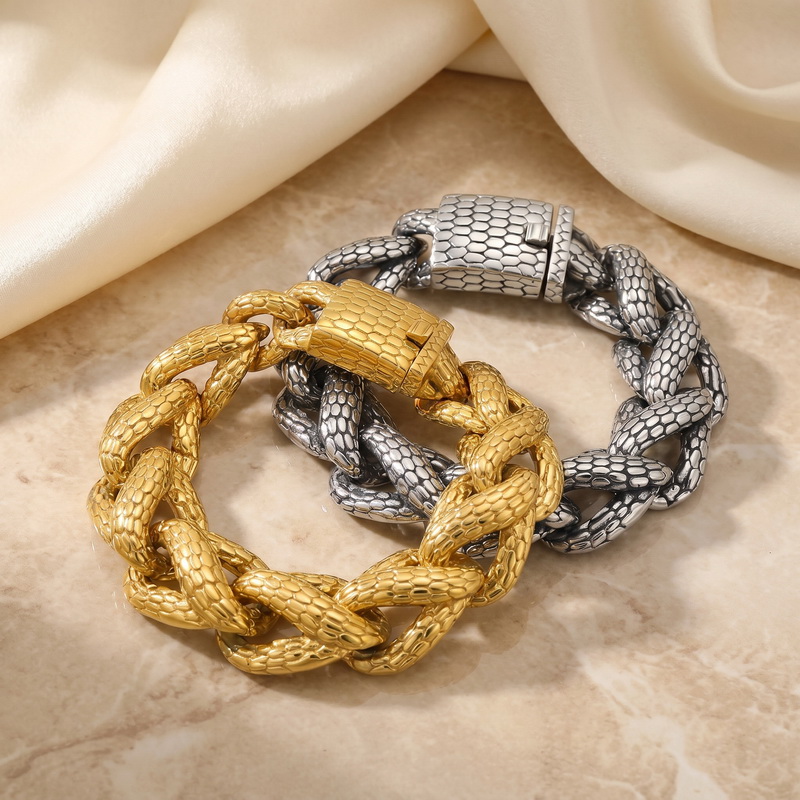 Kalen Schlangenhaut Cuban Link – Men Accessories Bd Bewertung und Preis